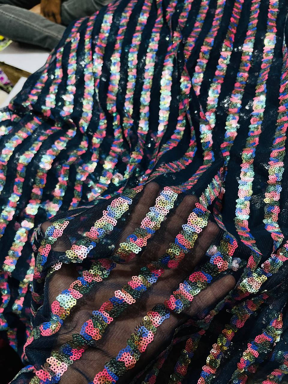 SALE Prices - Premium Sequin Imported NET FABRIC (Big WIDTH!!)