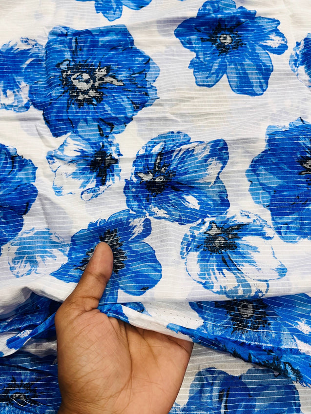 Cut Piece SALE- Premium Pure Designer FABRICS IN SALE - Cut SIZE 5 Meter