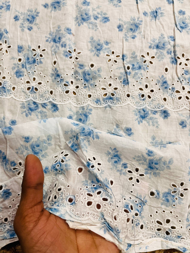 Cut Piece SALE- Premium Pure Designer FABRICS IN SALE - Cut SIZE 0.40 Meter