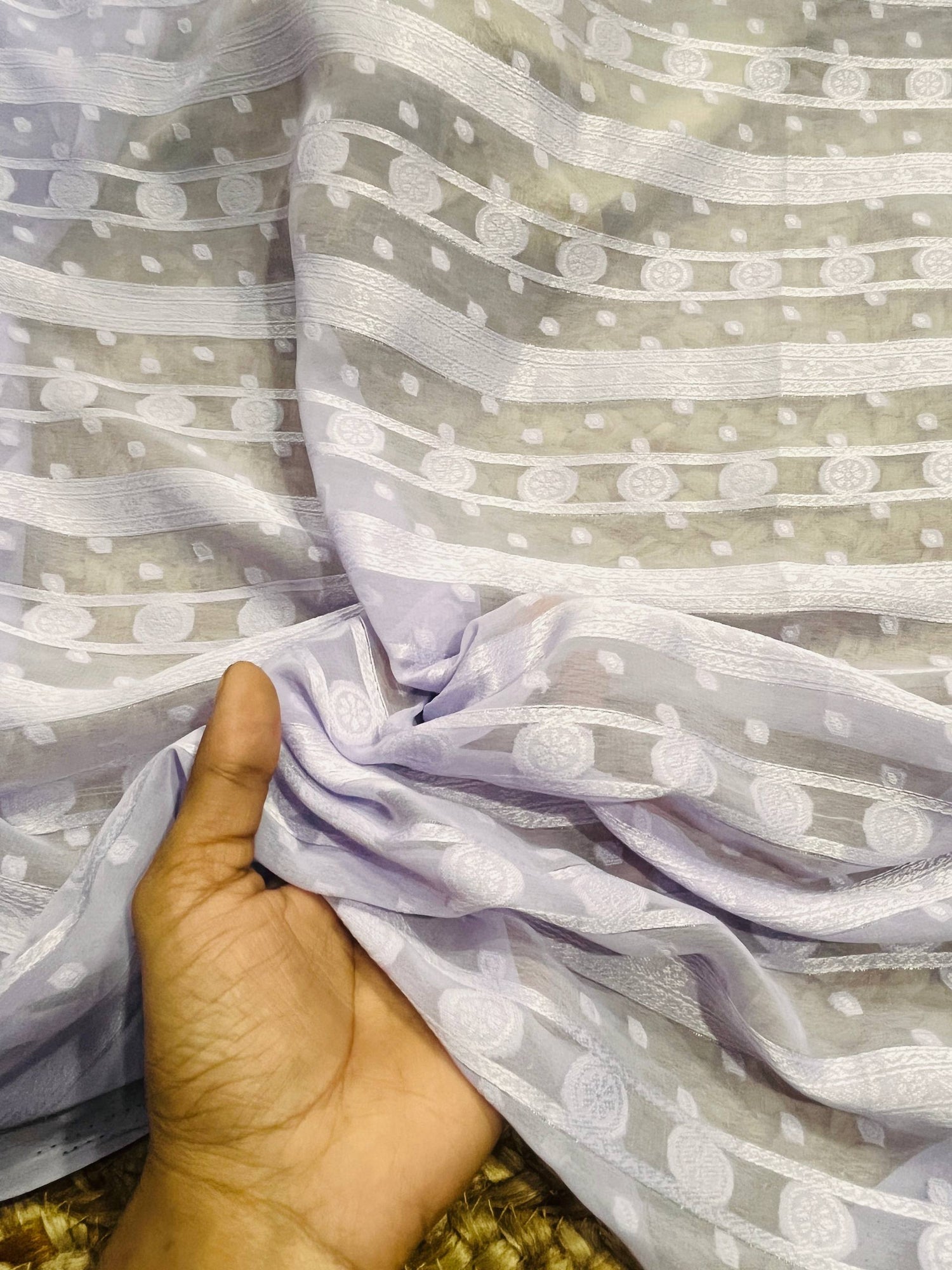 Cut Piece SALE- Premium Pure Designer FABRICS IN SALE - Cut SIZE 3.20 Meter