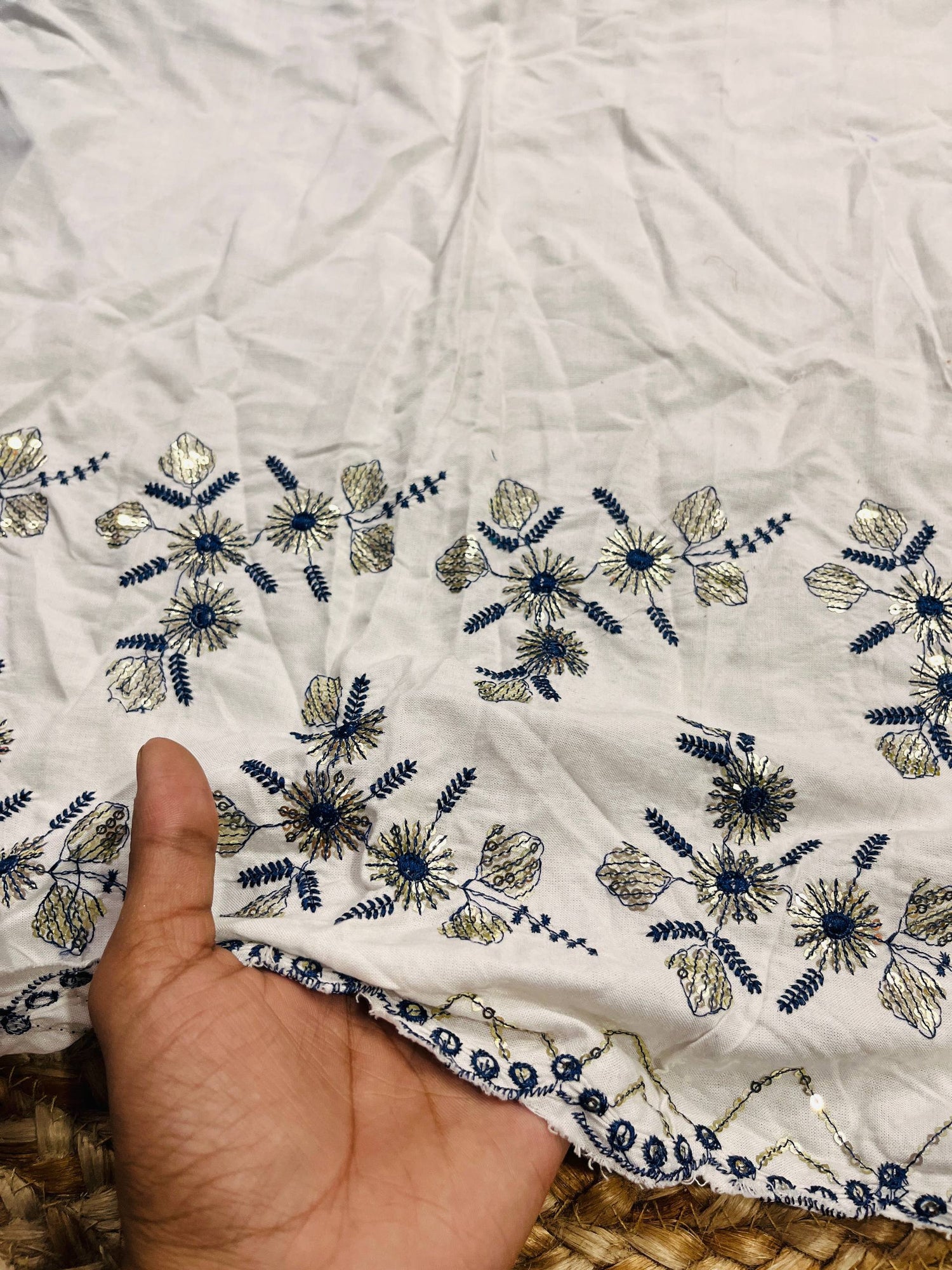 Cut Piece SALE- Premium Pure Designer FABRICS IN SALE - Cut SIZE 1.20 Meter