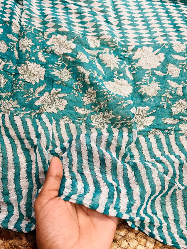 Cut Piece SALE- Premium Pure Designer FABRICS IN SALE - Cut SIZE 2.50 Meter