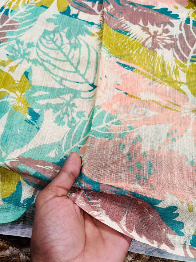 Cut Piece SALE- Premium Pure Designer FABRICS IN SALE - Cut SIZE 2.50 Meter