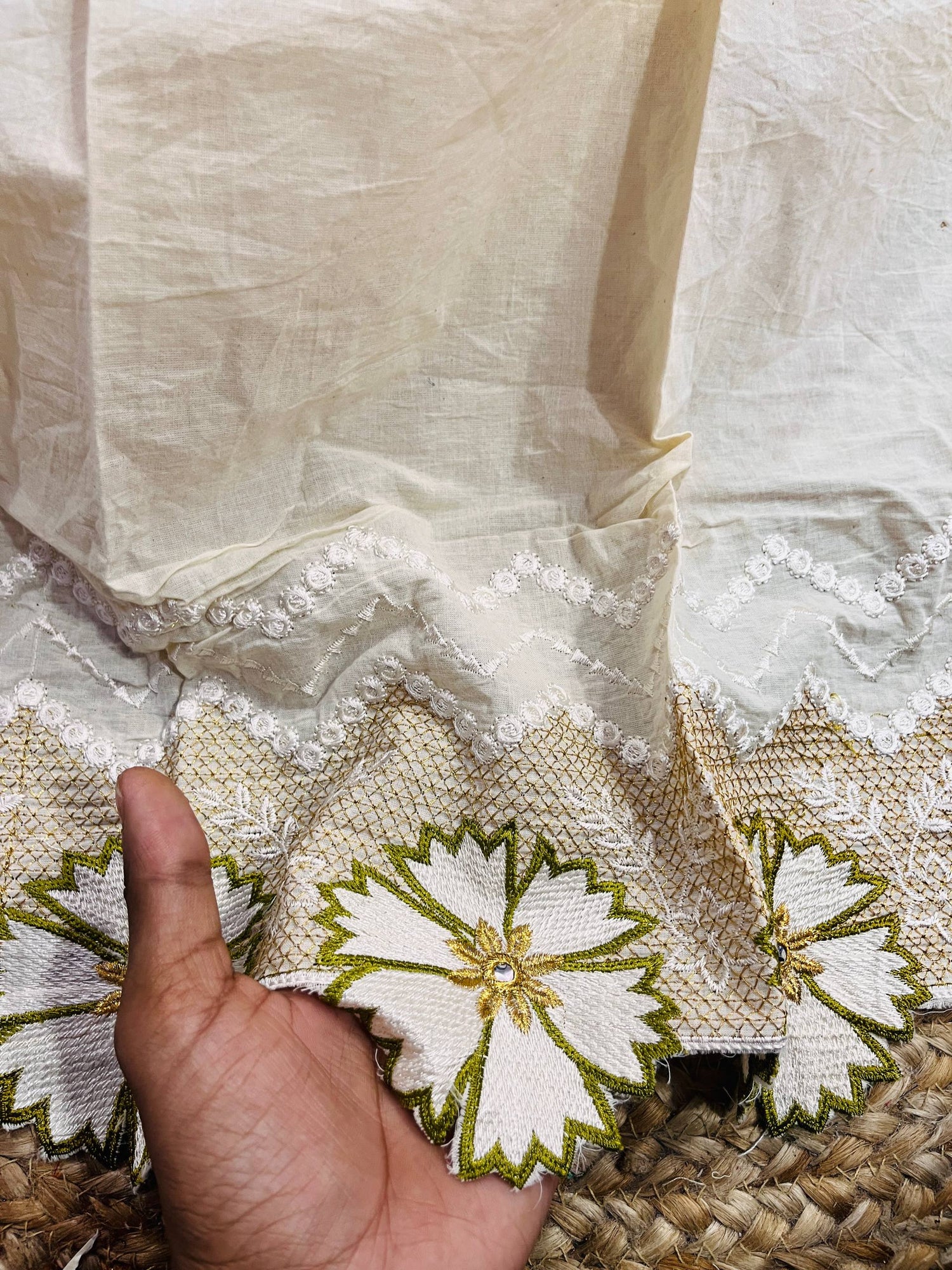 Cut Piece SALE- Premium Pure Designer FABRICS IN SALE - Cut SIZE 0.70 Meter