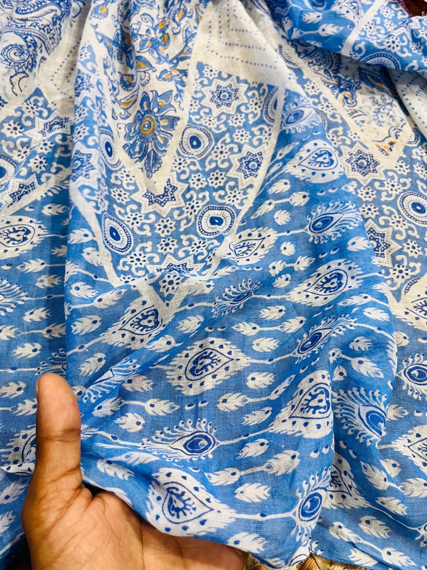 Cut Piece SALE- Premium Pure Designer FABRICS IN SALE - Cut SIZE 1 Meter