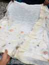 Most Premium Quality Of Suits - Tissue Organza Silk Dyeable  ( Complete Suit With SALWAAR)