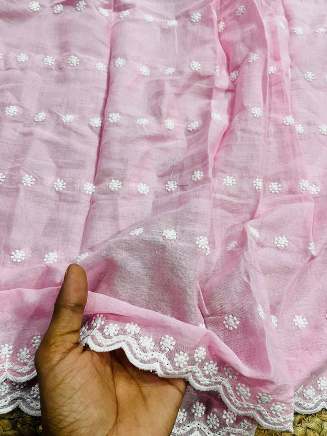 Cut Piece SALE- Premium Pure Designer FABRICS IN SALE - Cut SIZE 2.30 Meter