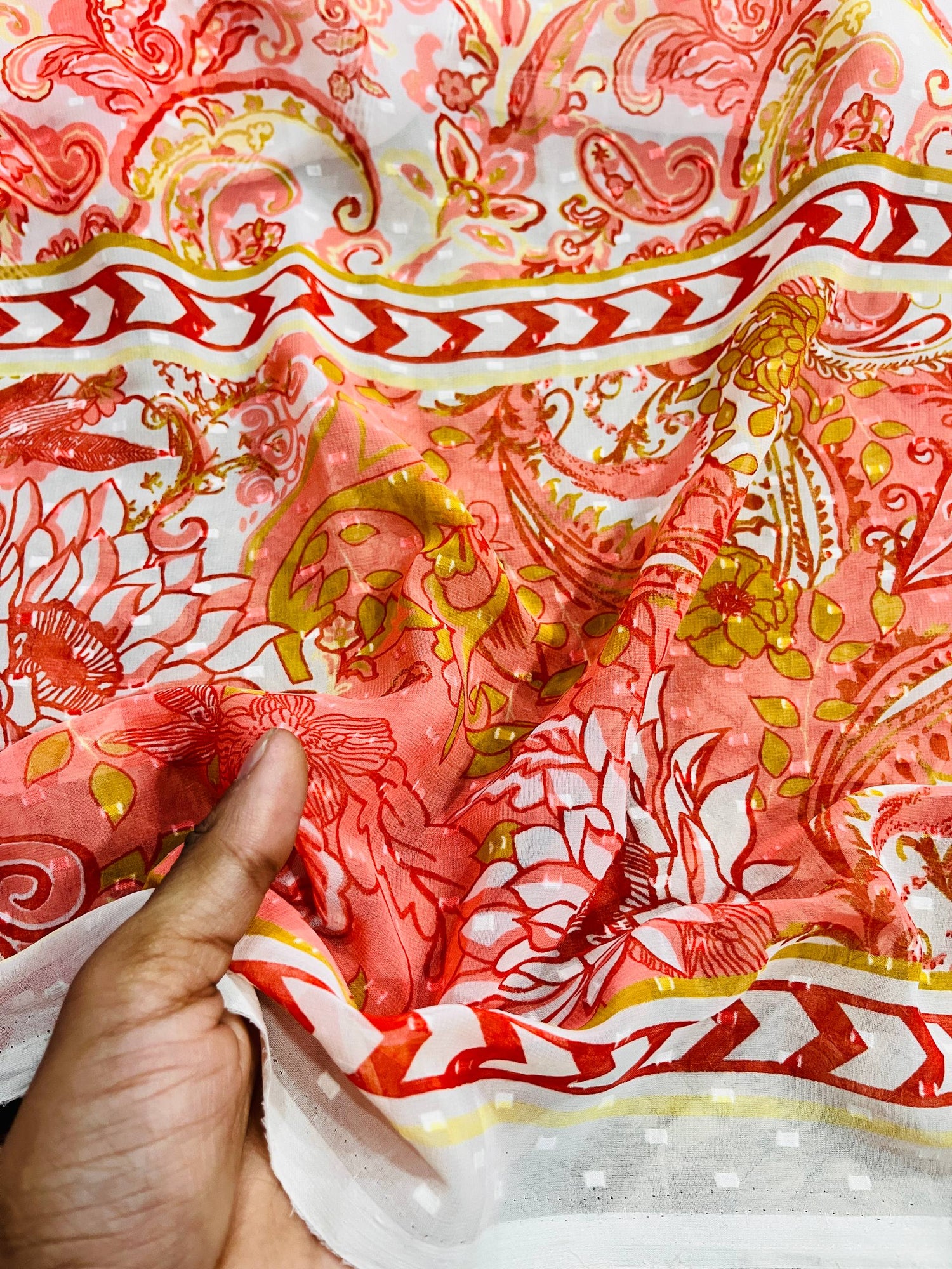 Cut Piece SALE- Premium Pure Designer FABRICS IN SALE - Cut SIZE 1 Meter