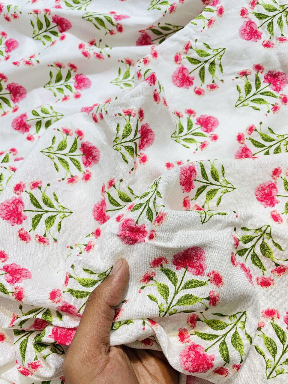 Most Premium Pure Modal Rayon Cotton FABRIC - Digital Printed (Big WIDTH!!)