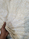 Premium Hakuba Chikankari Embroidery On Pure Cotton Hosiery FABRIC (Big WIDTH!!)