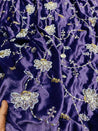 Most Premium Pure Makhmal Silk Velvet FABRIC With Fine Hand Work