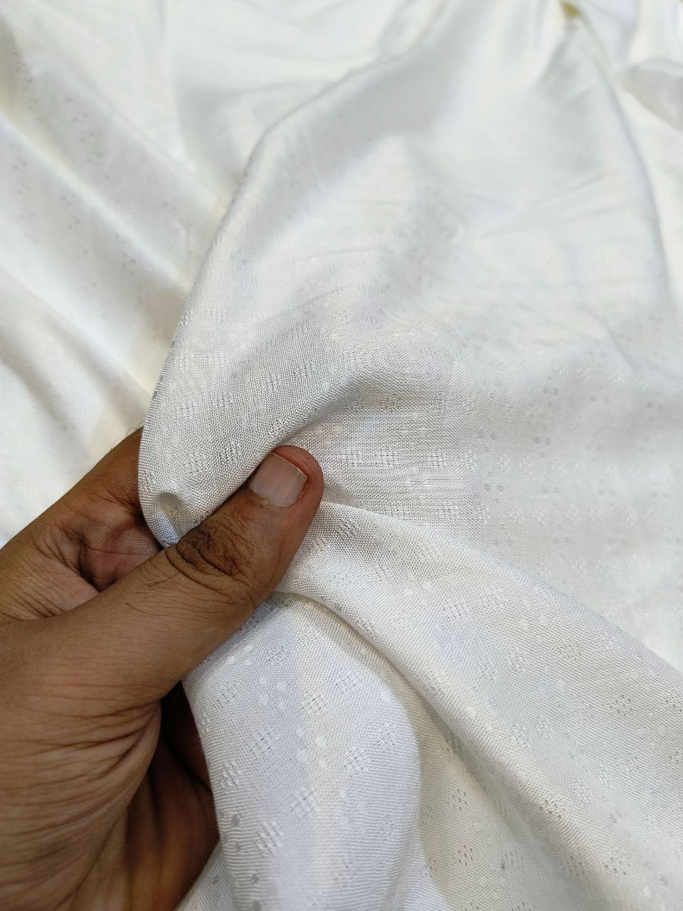 (SALE PRICES) Most Premium Pure Dobby Cotton FABRIC (Big WIDTH!!) (Dyeable Also)