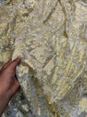 (SALE PRICES) Premium Pure Viscose Georgette Fabric With Fine Zari Weaving (Big WIDTH!!) (DYEABLE ALSO)