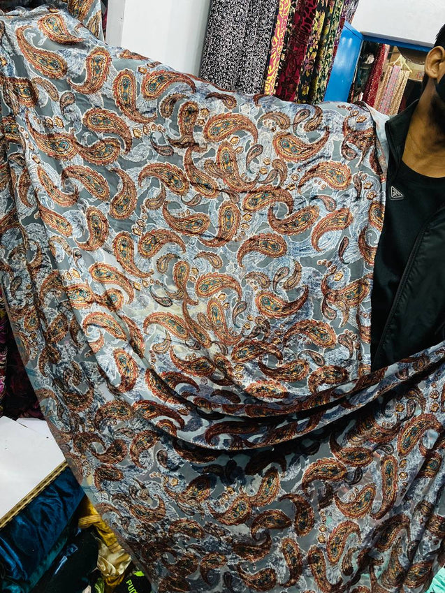 Most Premium Imported Plachi Brasso Velvet