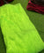 Most Premium Collection Of Silk Fabric - Raw Khaadi SILK ( Neon Green)