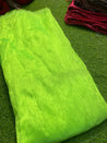 Most Premium Collection Of Silk Fabric - Raw Khaadi SILK ( Neon Green)