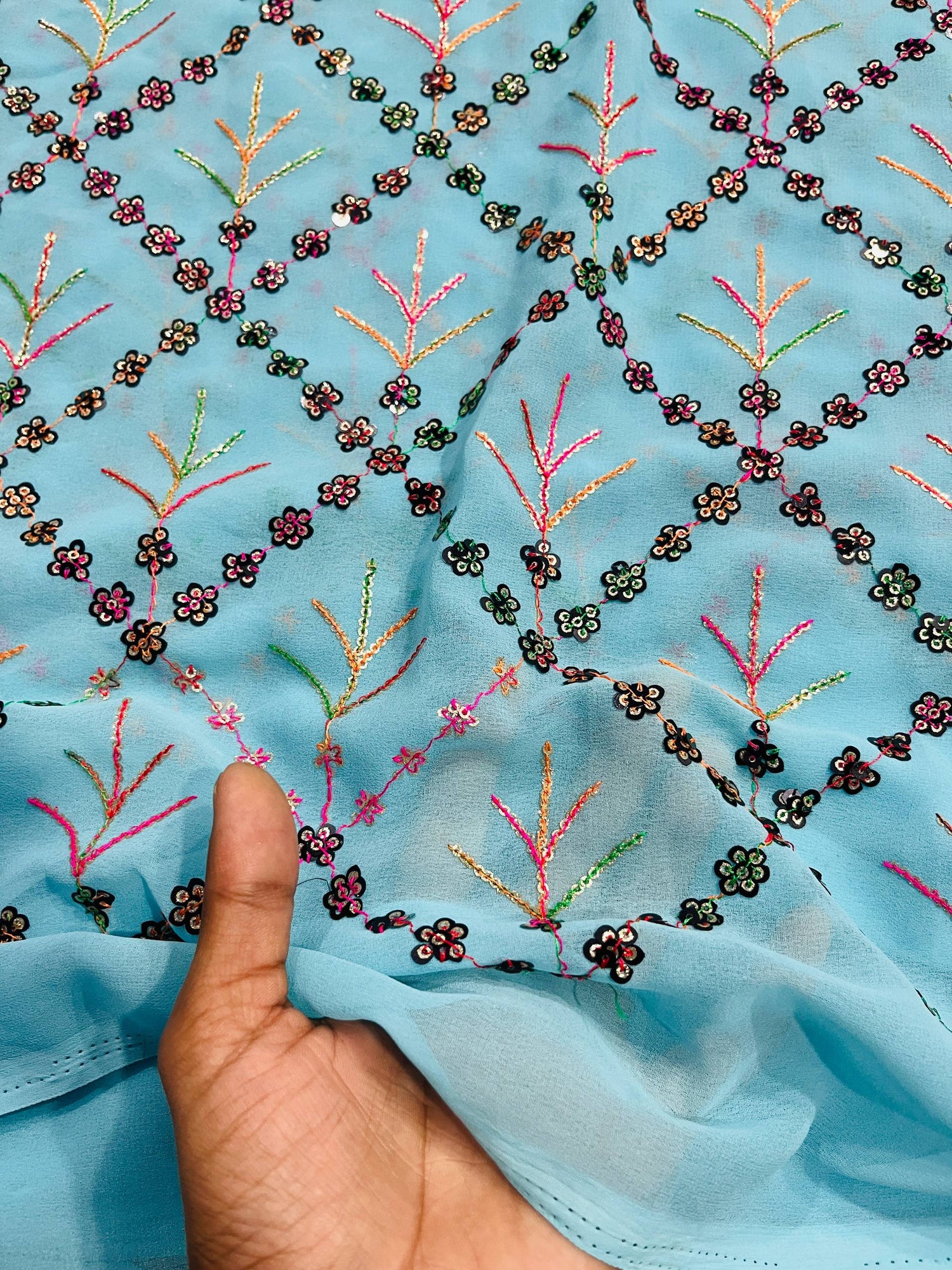 Cut Piece SALE- Premium Pure Designer FABRICS IN SALE - Cut SIZE 2.30 Meter