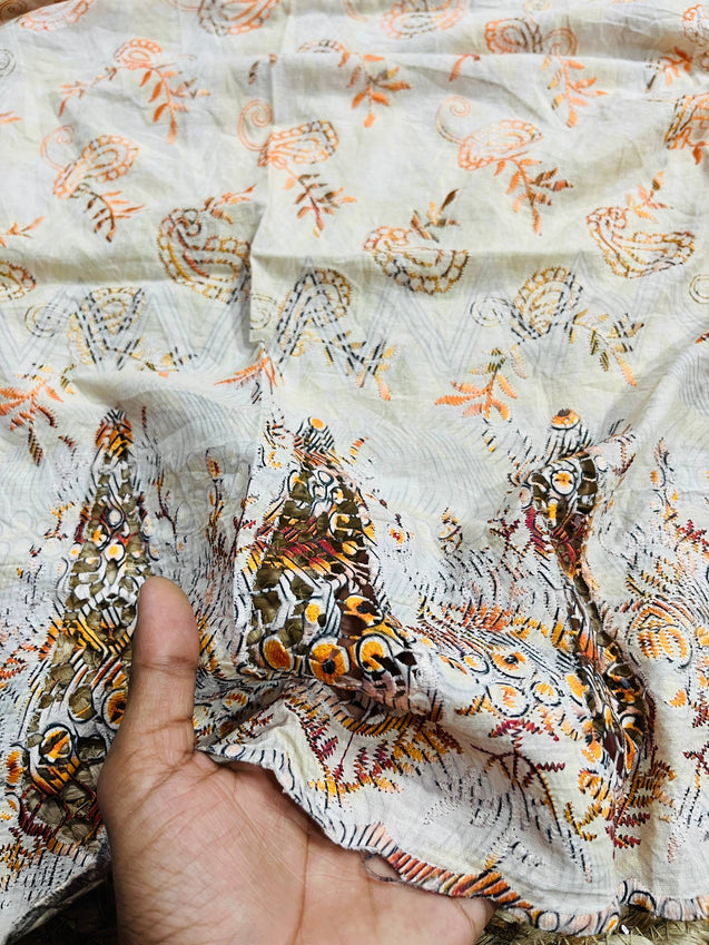 Cut Piece SALE- Premium Pure Designer FABRICS IN SALE - Cut SIZE 1 Meter