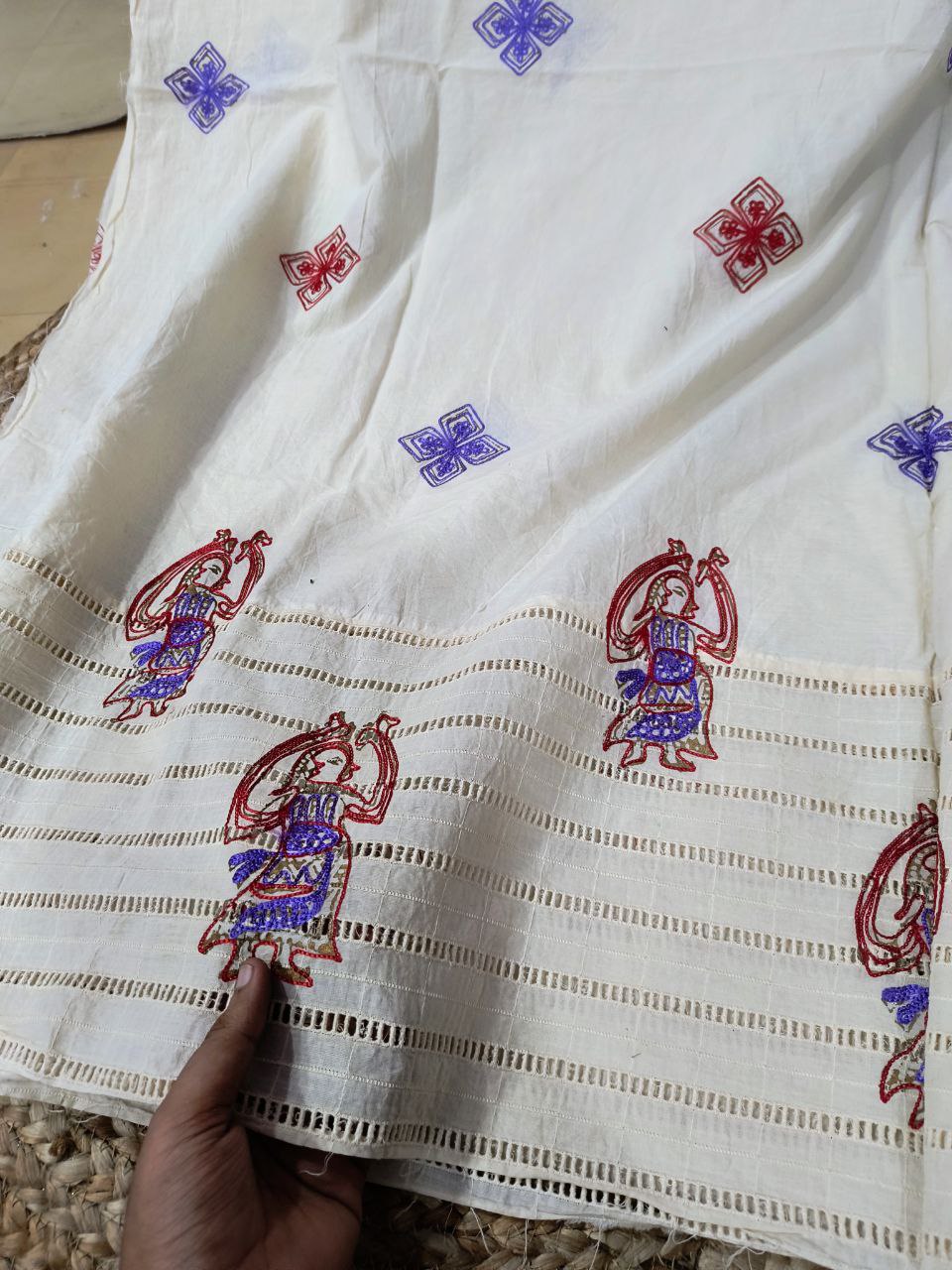 Cut Piece SALE- Premium Pure Designer FABRICS IN SALE - Cut SIZE 3 Meter