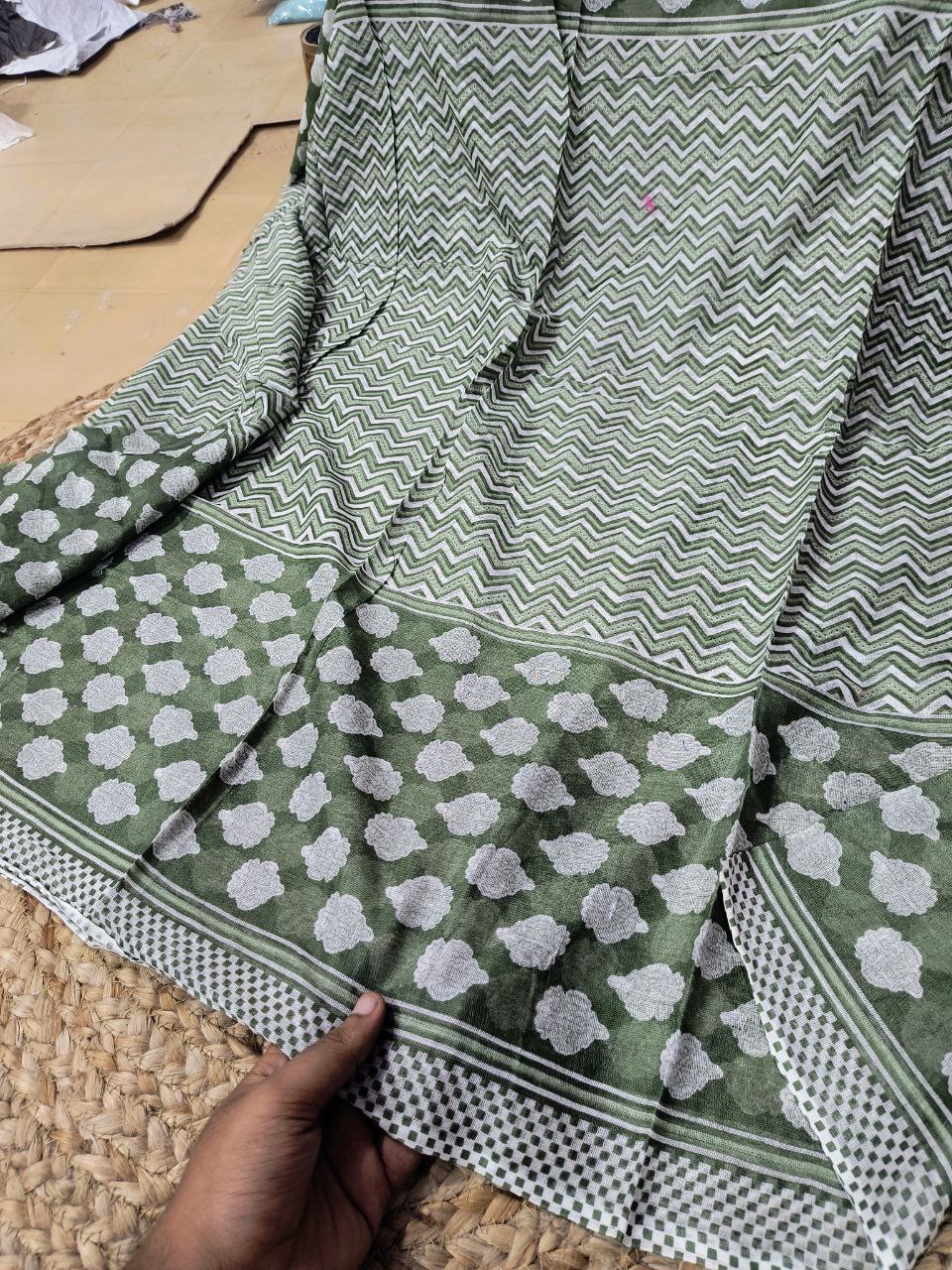 Cut Piece SALE- Premium Pure Designer FABRICS IN SALE - Cut SIZE 2.20 Meter