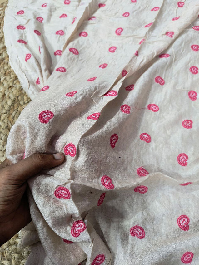 Cut Piece SALE- Premium Pure Designer FABRICS IN SALE - Cut SIZE 0.80 Meter