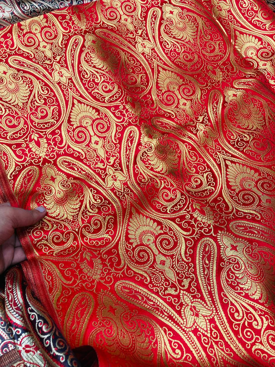 Most Premium Pure Kheen Khaab Banarasi FABRIC