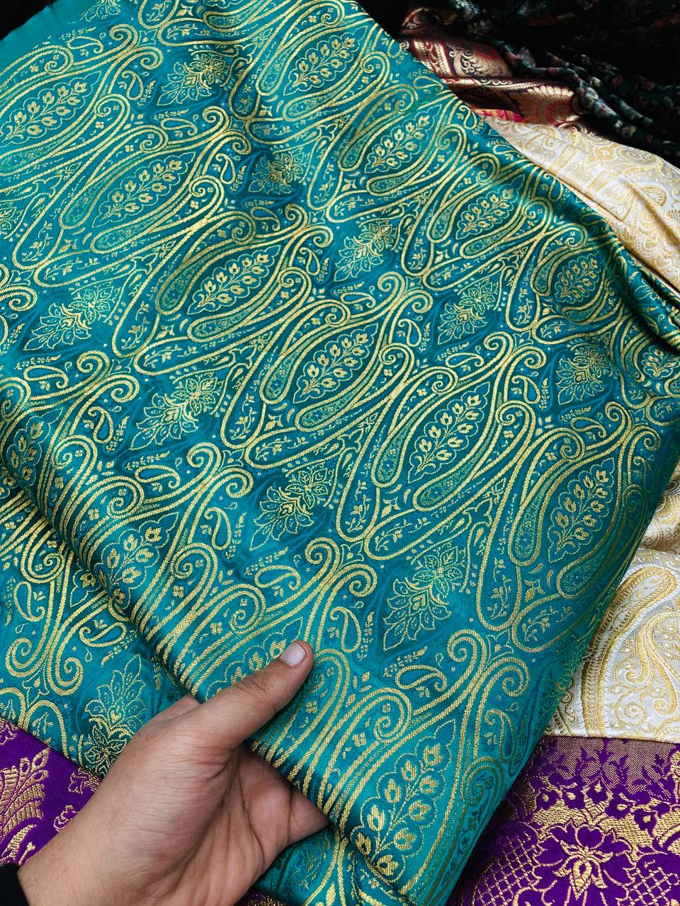 Most Premium Pure Kheen Khaab Banarasi FABRIC