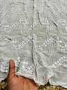 Cut Piece SALE- Premium Pure Designer FABRICS IN SALE - Cut SIZE 0.60 Meter