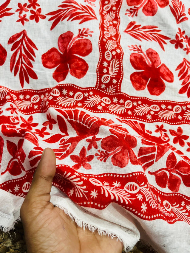 Cut Piece SALE- Premium Pure Designer FABRICS IN SALE - Cut SIZE 0.90 Meter