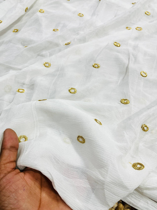 Cut Piece SALE- Premium Pure Designer FABRICS IN SALE - Cut SIZE 5 Meter