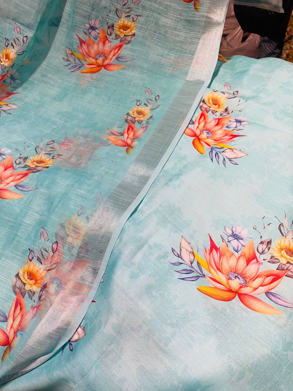 Pure Premium LINEN Cotton Suit (Shirt With Dupatta)