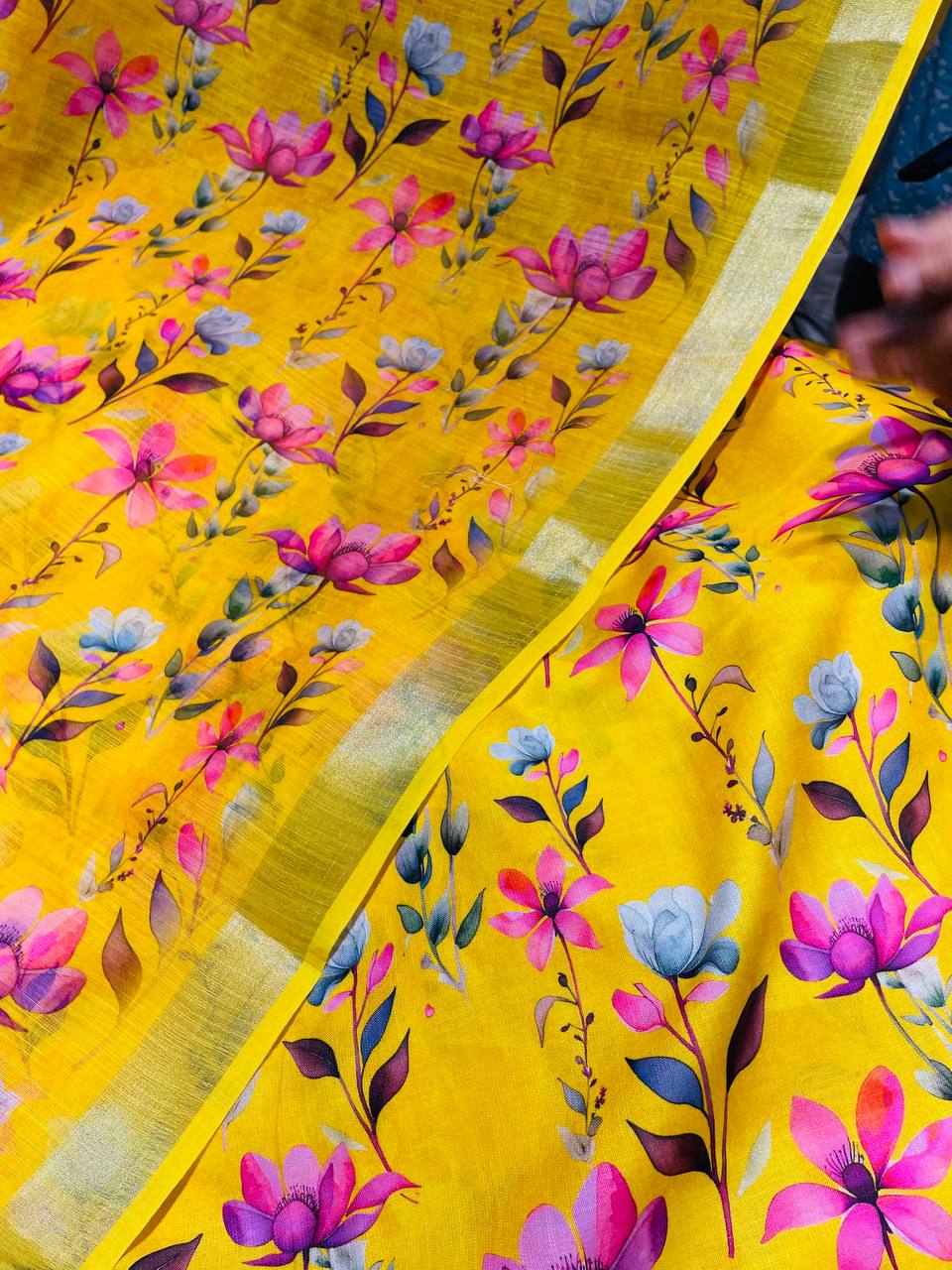 Pure Premium LINEN Cotton Suit (Shirt With Dupatta)