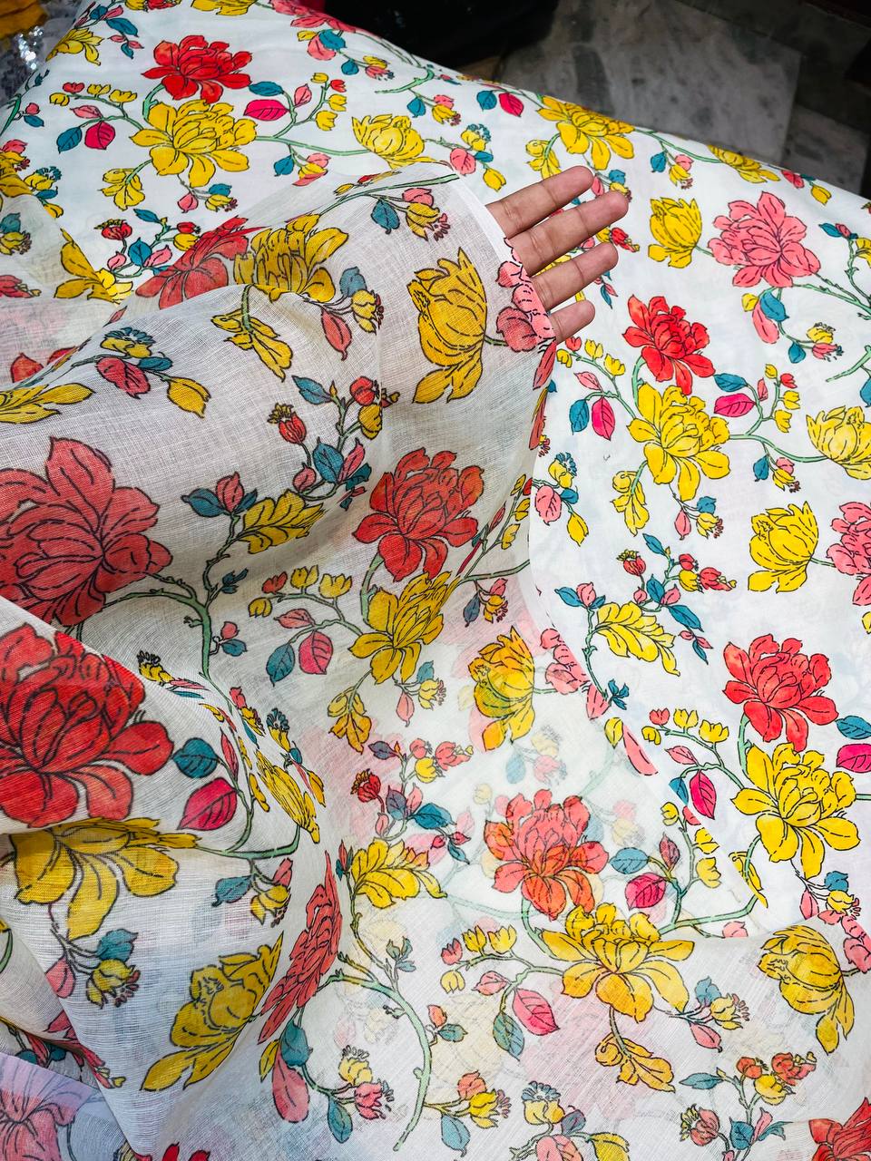 Pure Premium LINEN Cotton Suit (Shirt With Dupatta)