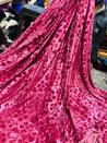 Premium Texture Embossed Shaneel VELVET FABRIC (Big WIDTH!!)