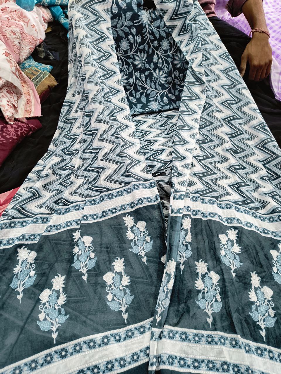 Premium Pure Cotton 80*80 PRINTED Complete Suit Set