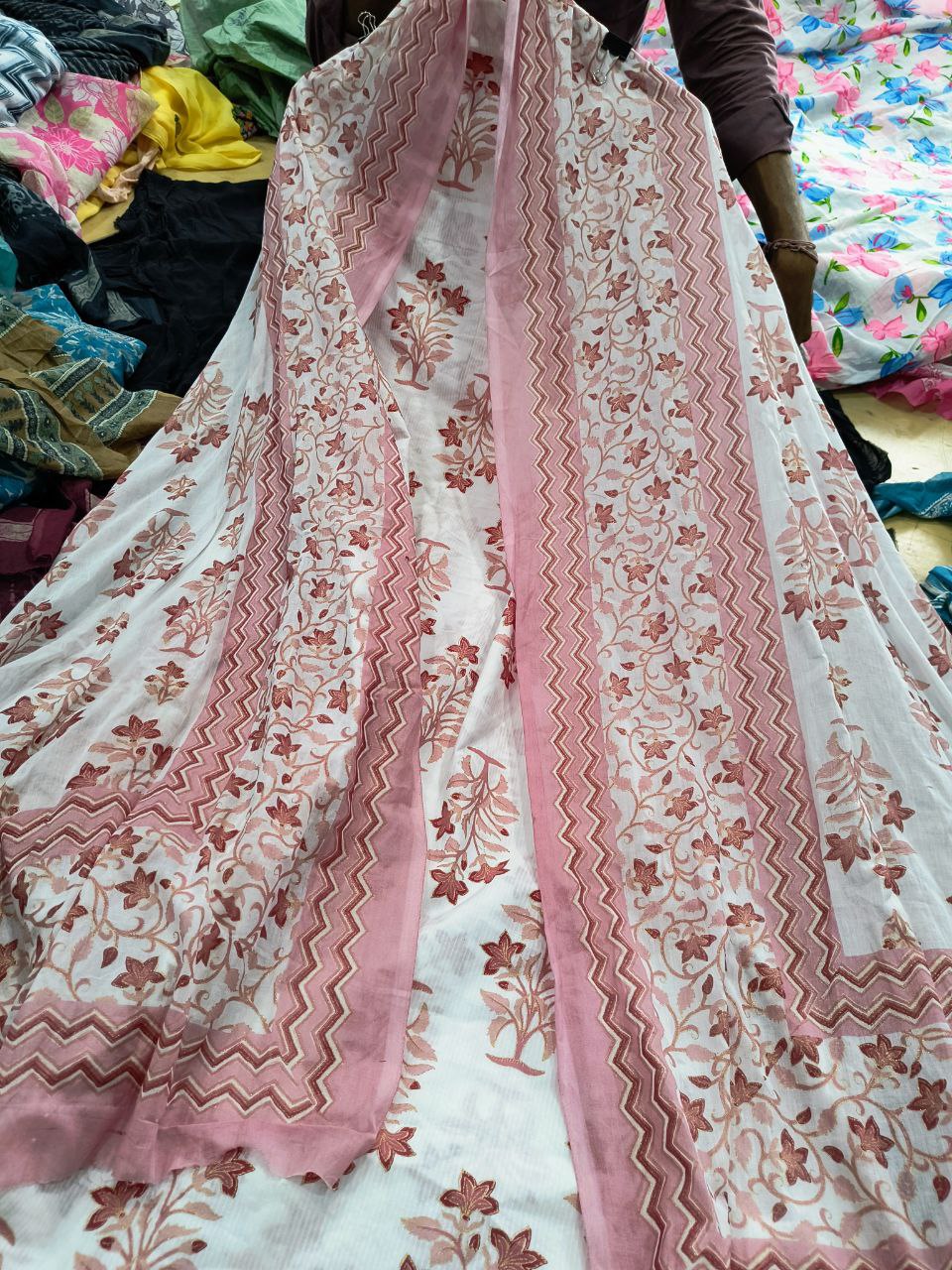 Premium Pure Cotton 80*80 PRINTED Complete Suit Set