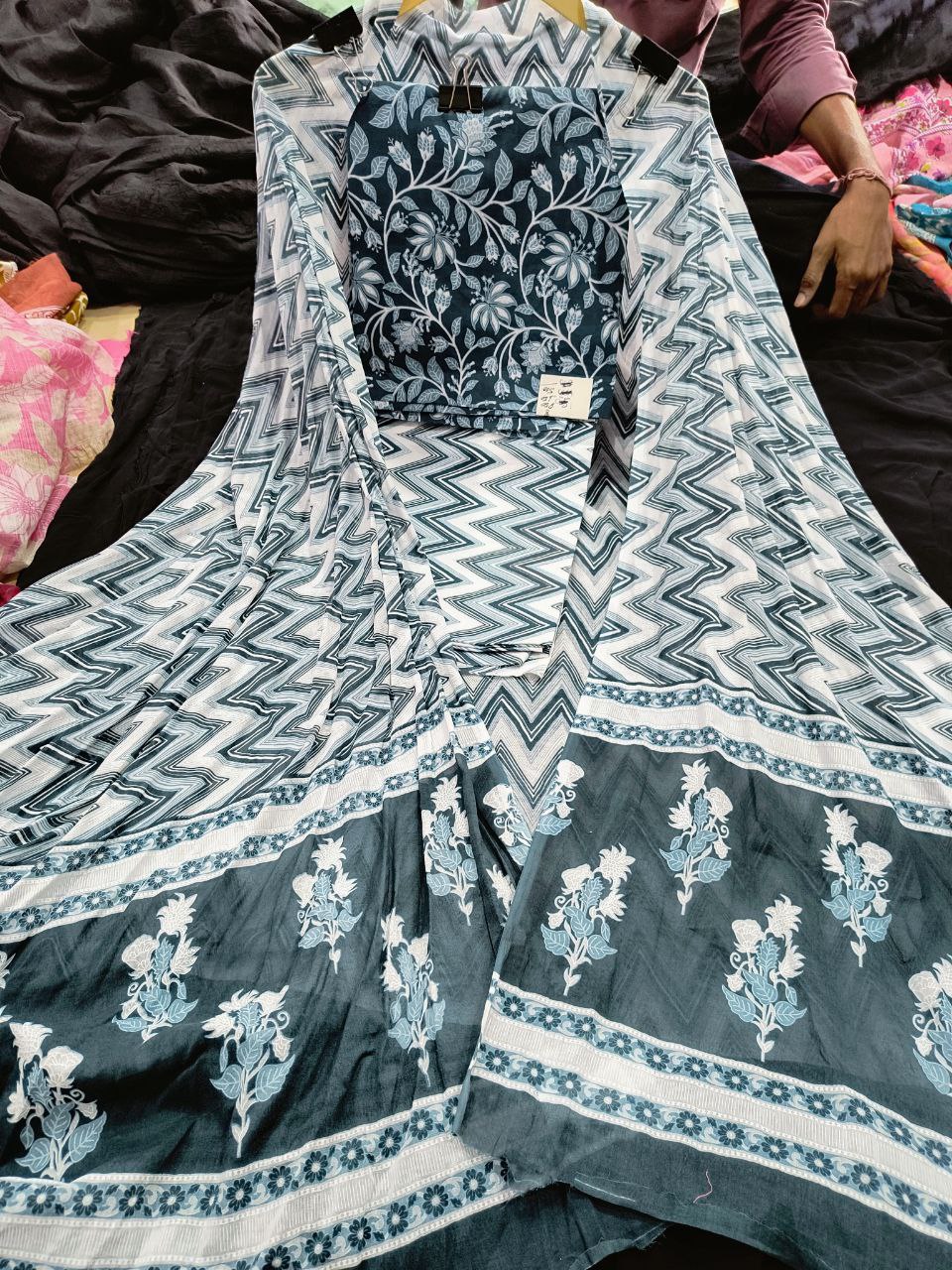 Premium Pure Cotton 80*80 PRINTED Complete Suit Set