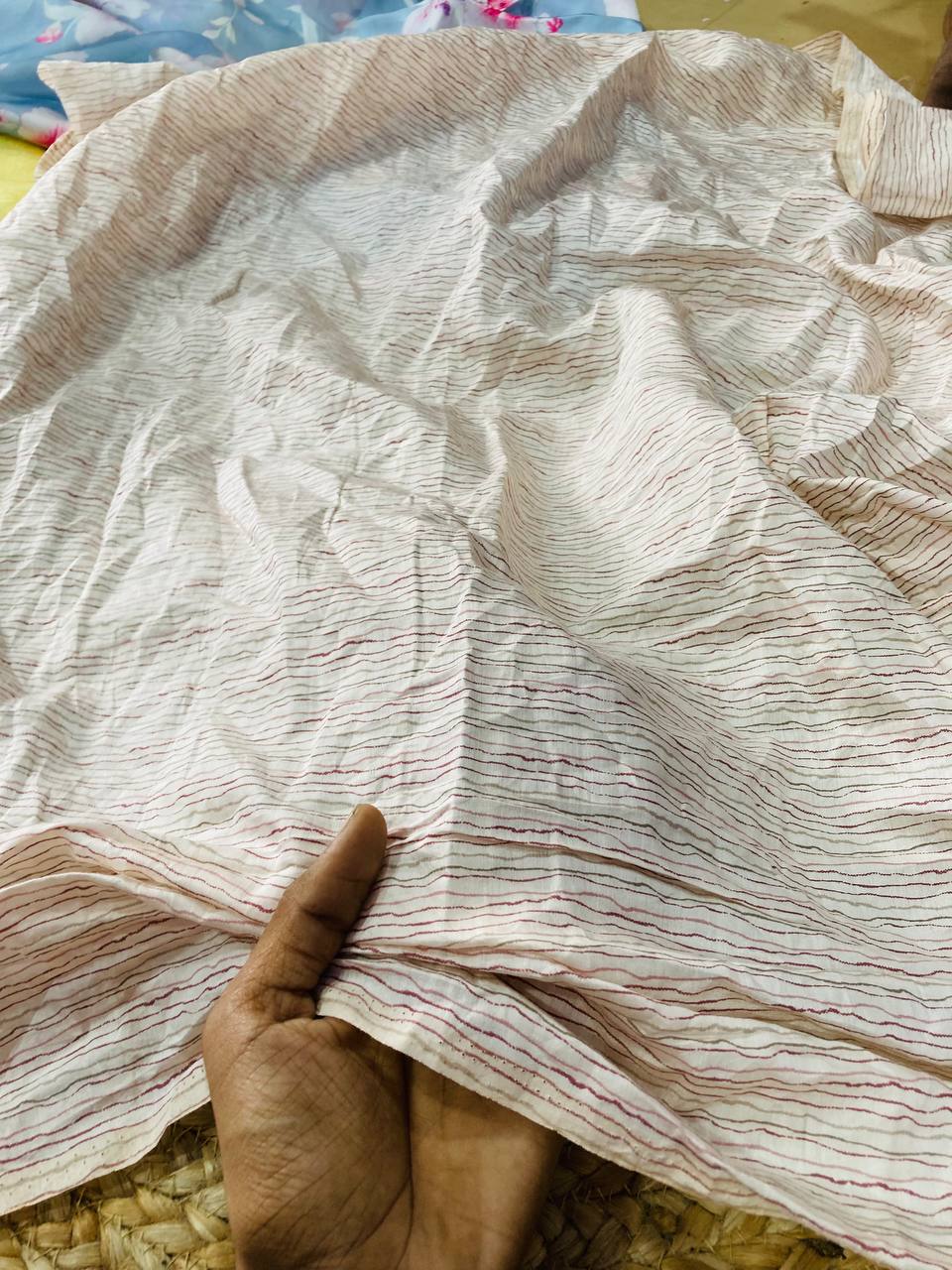 Cut Piece SALE- Premium Pure Designer FABRICS IN SALE - Cut SIZE 1.10 Meter