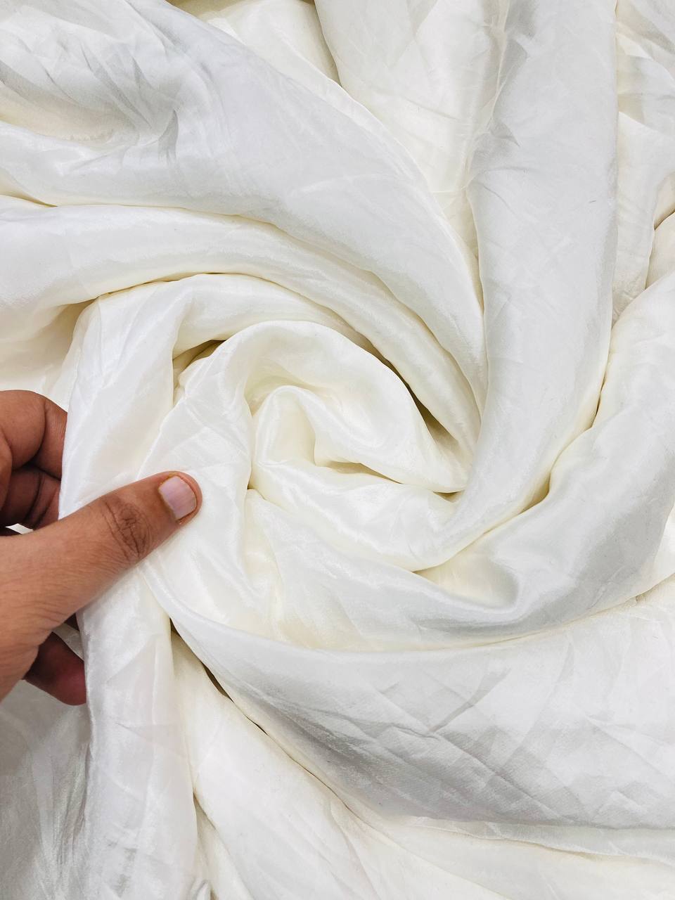 Most Premium Pure Dyeable CREPE FABRIC (Big WIDTH!!)
