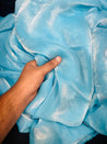 Premium Pure Jimmy Choo. Organza FABRIC (Sky Blue)