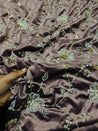 (SALE Prices) Most Premium Pure Makhmal Silk Velvet FABRIC With Fine Hand Work