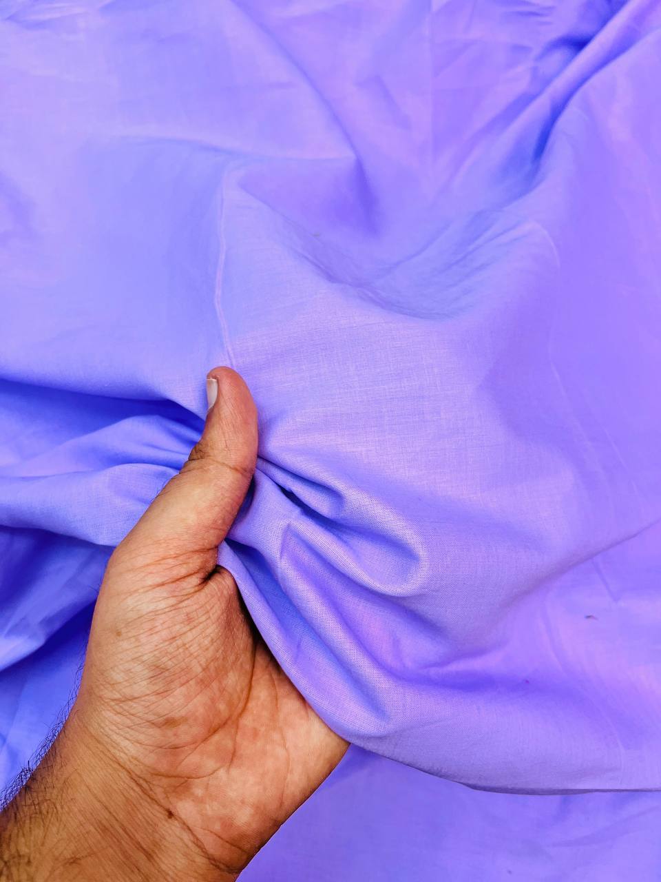 Most Premium Pure Super Quality Cotton 80*80 FABRIC (Big WIDTH!!) (Lavender)