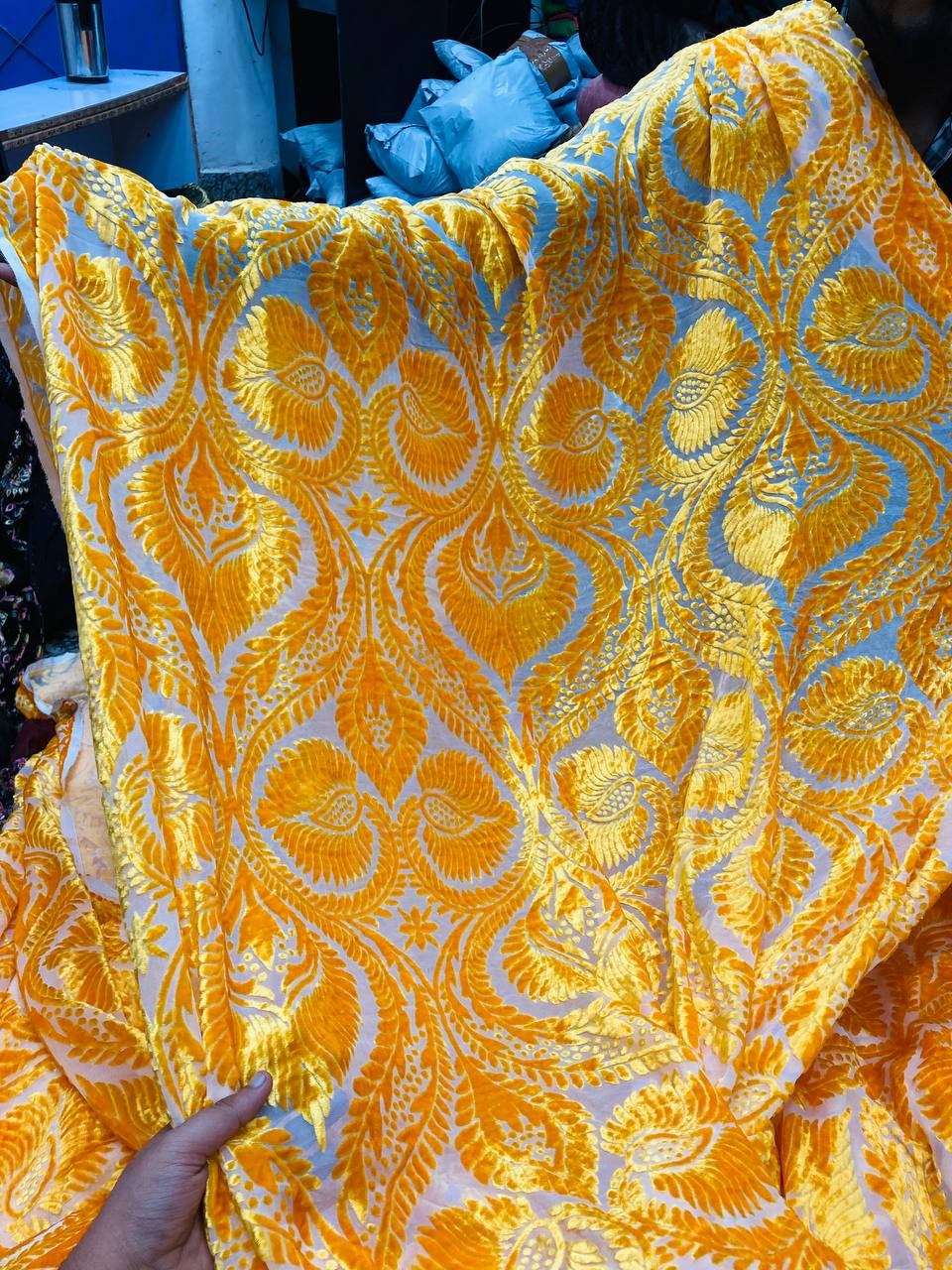 Most Premium Imported Plachi Brasso Velvet