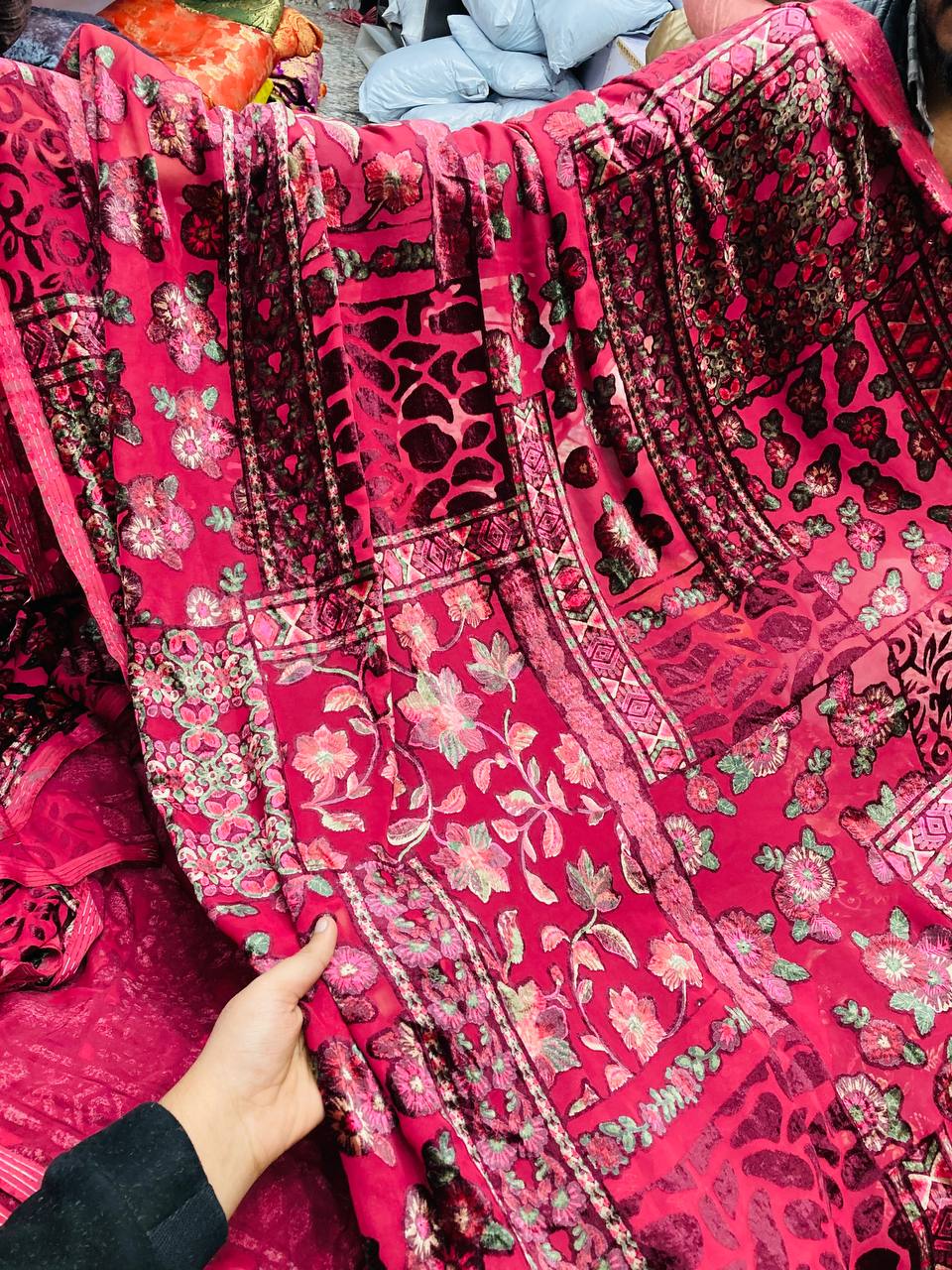 Most Premium Imported Plachi Brasso Velvet