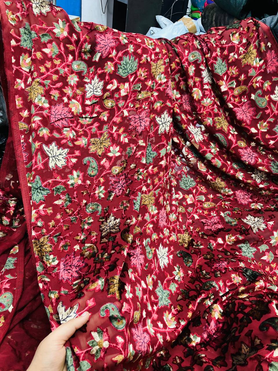 Most Premium Imported Plachi Brasso Velvet