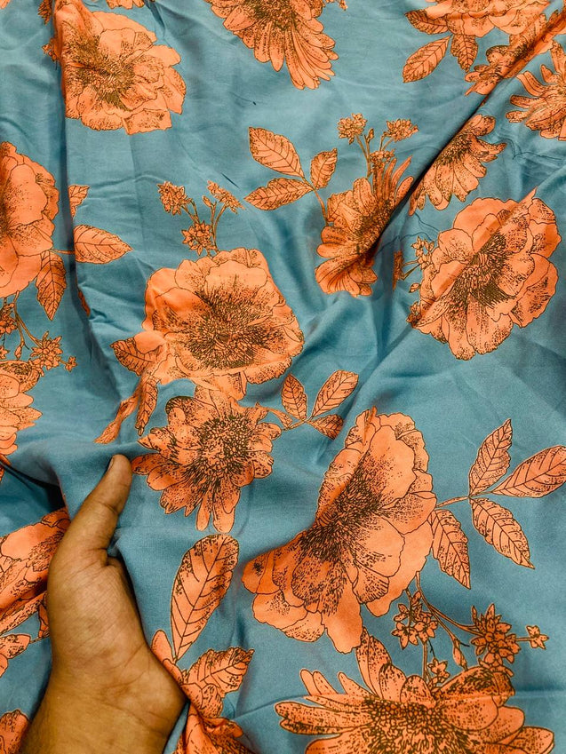 Premium Pure Modal Cotton FABRIC DIGITAL PRINTED (Big WIDTH!!)