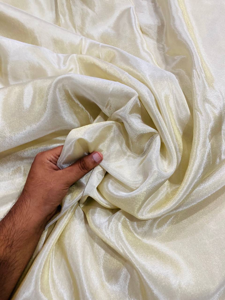 Most Premium Quality Of Pure Cosmos Russian Silk Fabric - DYEABLE