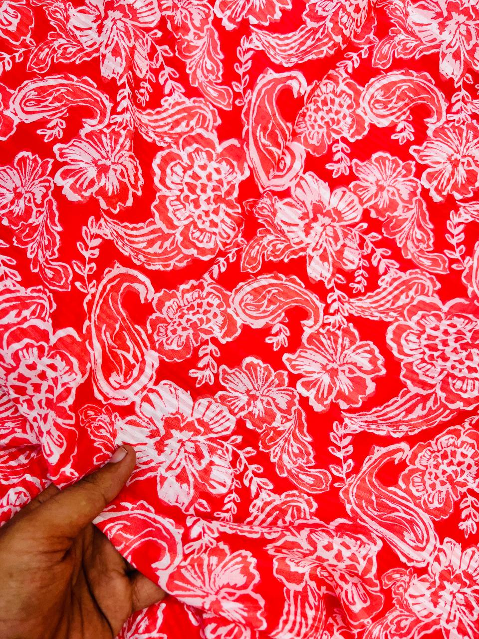 Most Premium Pure Dobby Cotton 80*80 PRINTED FABRIC (Big WIDTH!!)