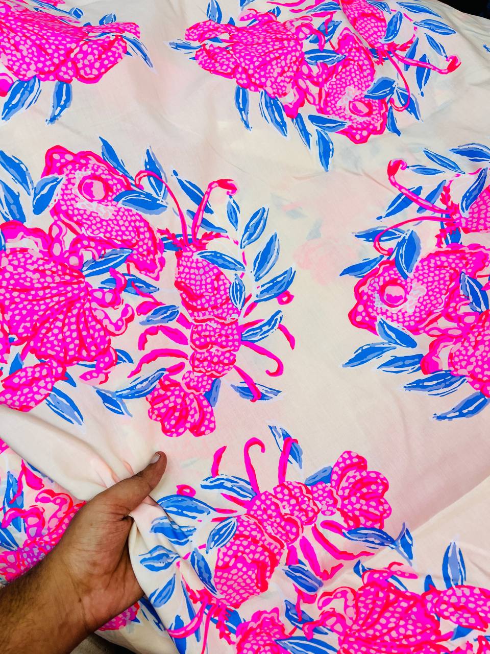 Most Premium Pure Poplin Cotton Fabric With Digital PRINTED (Big WIDTH!!)