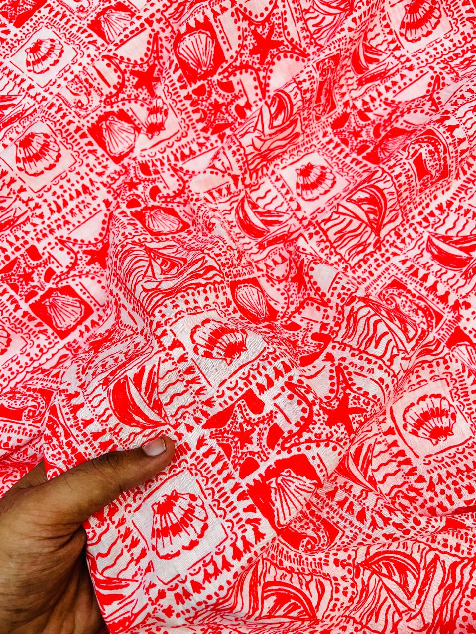 Most Premium Pure Dobby Cotton 80*80 PRINTED FABRIC (Big WIDTH!!)